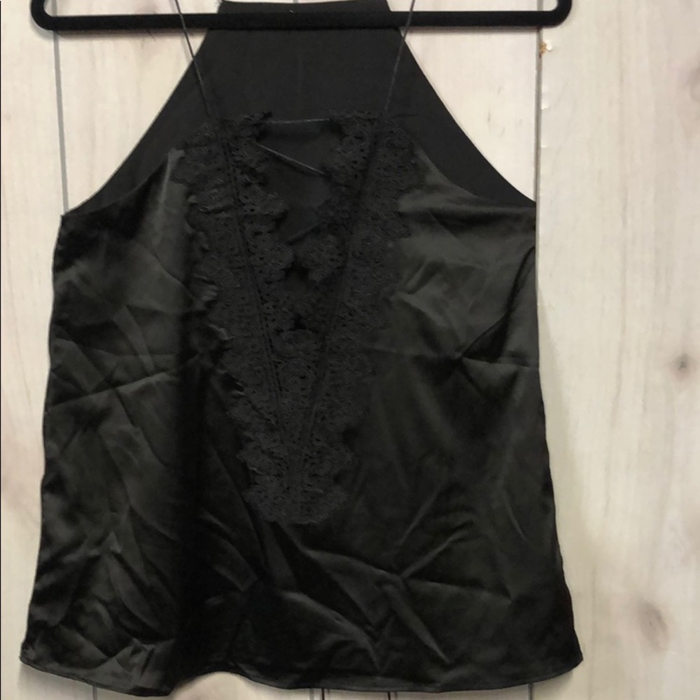 Black lace top